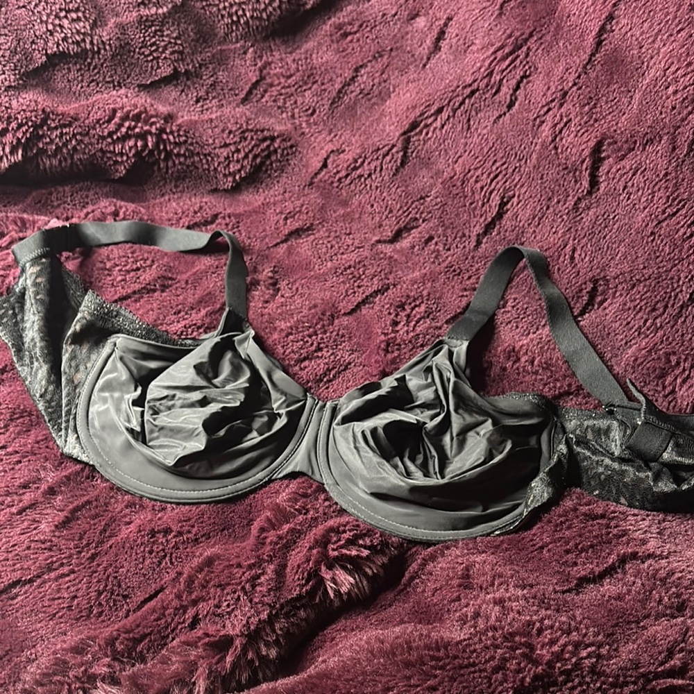 Wacoal Black Satin Bra